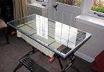 DIY refurbished sealed double glazing unit - setting